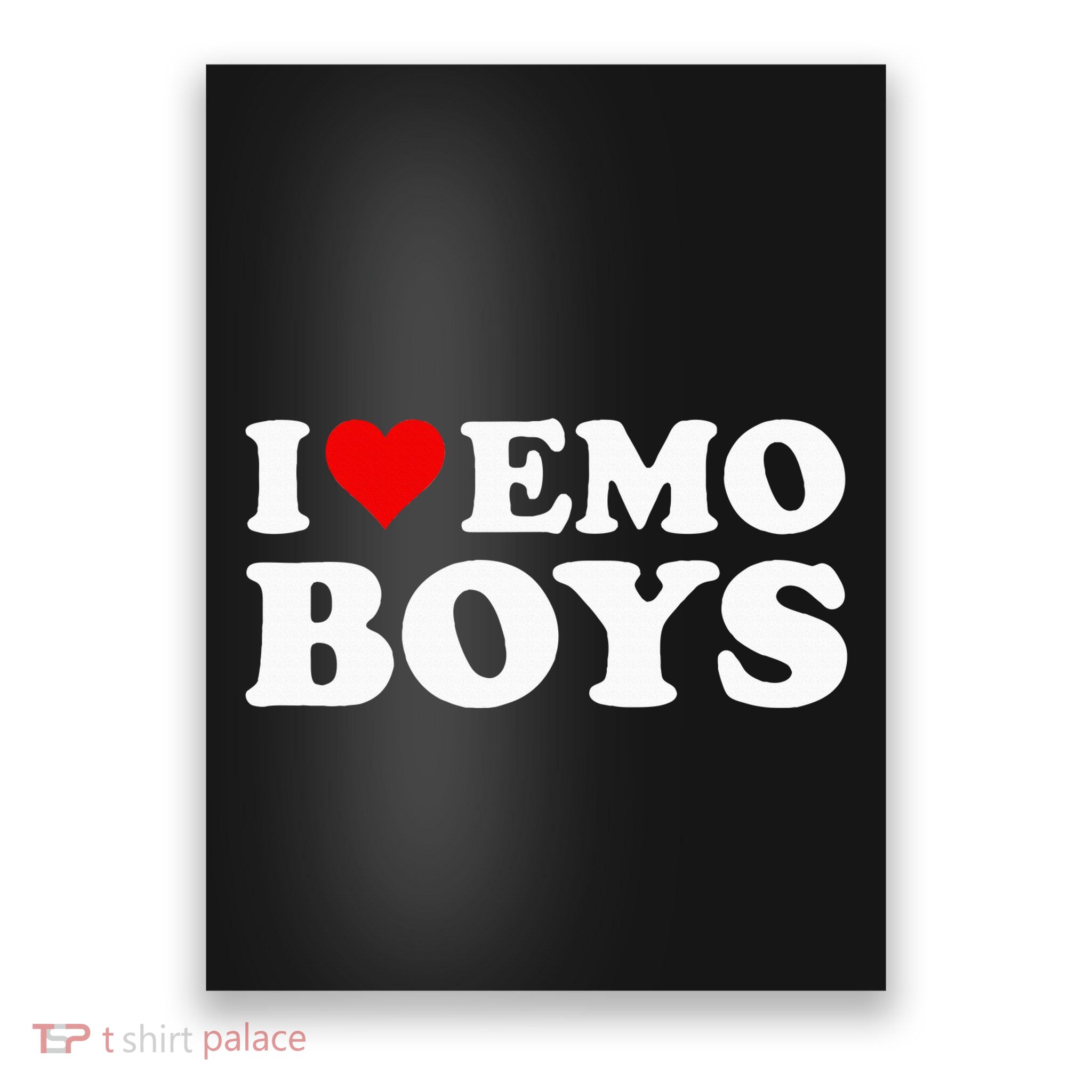 I Love Emo Poster