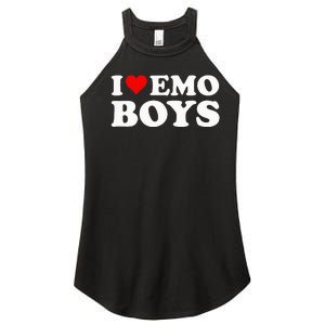 I Love Emo Women's Perfect Tri Rocker Tank