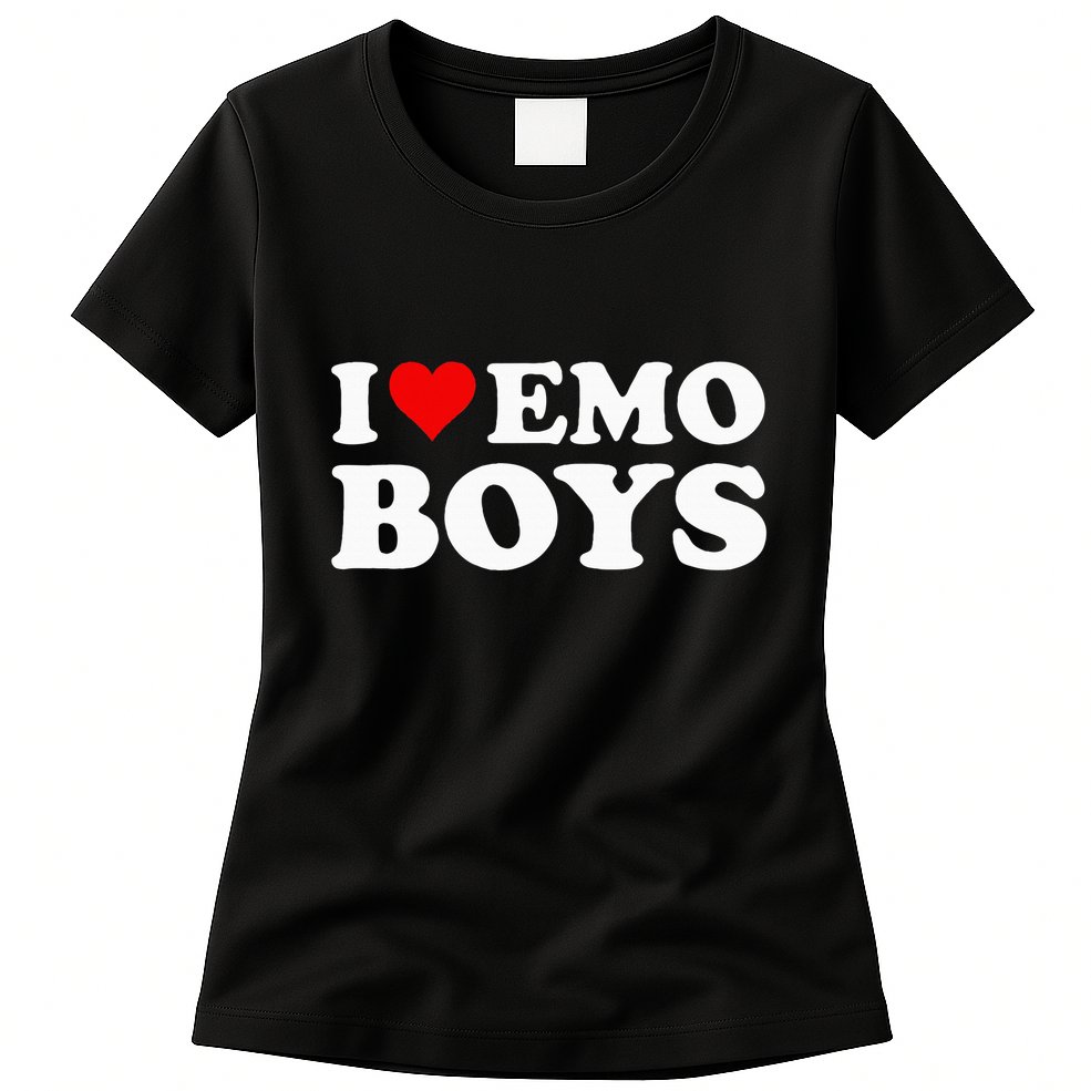 I Love Emo Womens T-Shirt