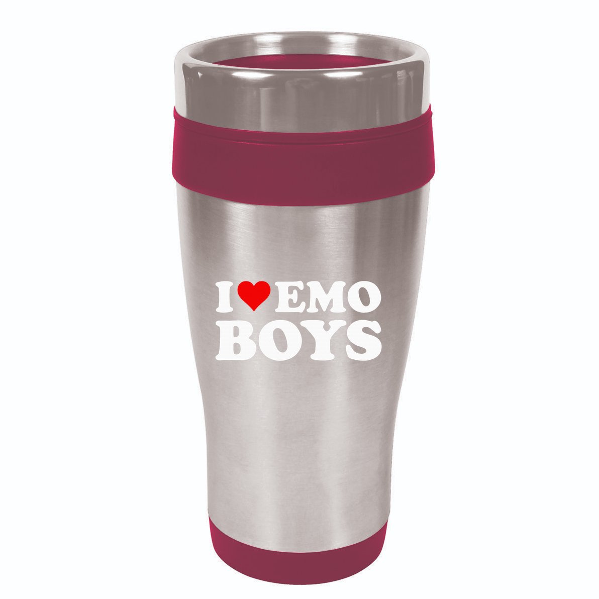 I Love Emo 16oz Travel Tumbler