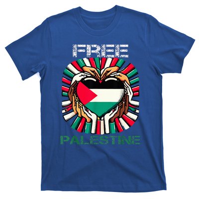 I Love Free Palestine Flag Save Gaza Strip Palestinian T-Shirt