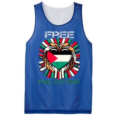 I Love Free Palestine Flag Save Gaza Strip Palestinian Mesh Reversible Basketball Jersey Tank