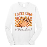 I Love Fall Prevention Fall Thanksgiving Nurse Fall Risk Long Sleeve Shirt