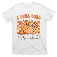 I Love Fall Prevention Fall Thanksgiving Nurse Fall Risk T-Shirt