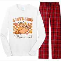 I Love Fall Prevention Fall Thanksgiving Nurse Fall Risk Long Sleeve Pajama Set