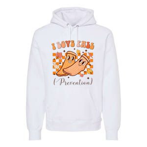 I Love Fall Prevention Fall Thanksgiving Nurse Fall Risk Premium Hoodie