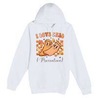 I Love Fall Prevention Fall Thanksgiving Nurse Fall Risk Premium Pullover Hoodie