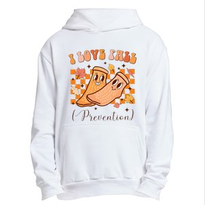 I Love Fall Prevention Fall Thanksgiving Nurse Fall Risk Urban Pullover Hoodie