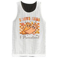 I Love Fall Prevention Fall Thanksgiving Nurse Fall Risk Mesh Reversible Basketball Jersey Tank