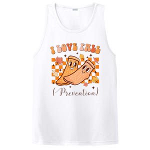 I Love Fall Prevention Fall Thanksgiving Nurse Fall Risk PosiCharge Competitor Tank