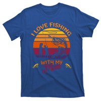 I Love Fishing With My Mom Gift Fishing Team Giftfishing Tour Cute Gift T-Shirt