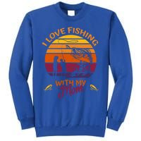 I Love Fishing With My Mom Gift Fishing Team Giftfishing Tour Cute Gift Tall Sweatshirt