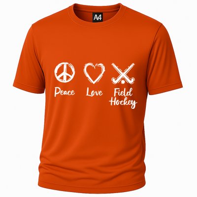 I Love Field Hockey Gift Cooling Performance Crew T-Shirt