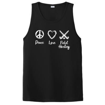 I Love Field Hockey Gift PosiCharge Competitor Tank