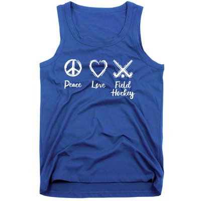 I Love Field Hockey Gift Tank Top