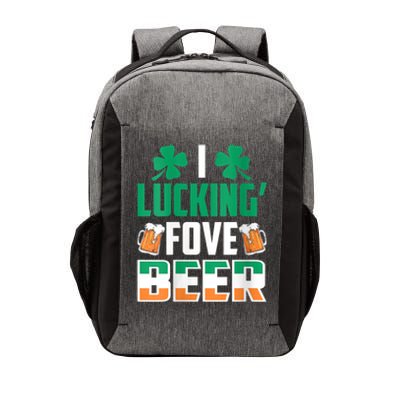 I Luckin Fove Beer St Patricks Day Likes To Drink Vector Backpack