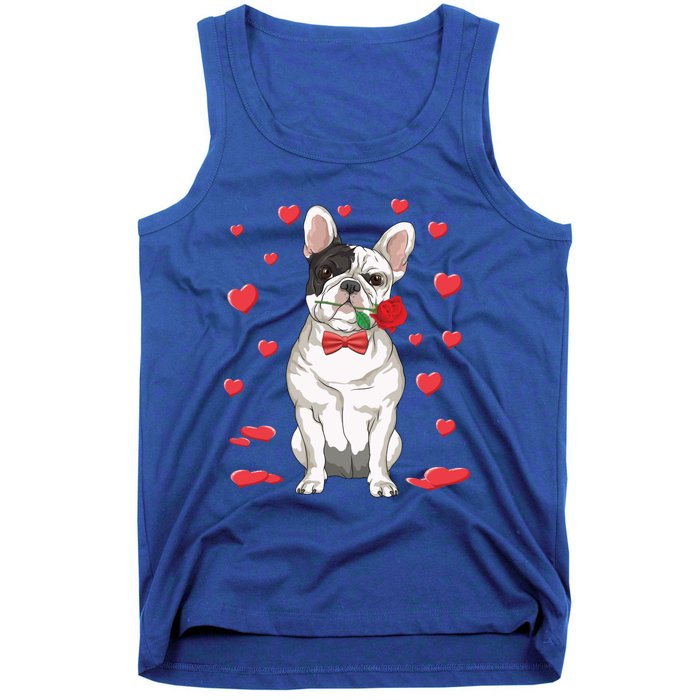 I Love French Bulldog Heart Valentine's Day Dog Lover Gift Tank Top