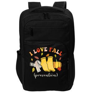 I Love Fall Prevention Autumn Nurse Physical Therapista Impact Tech Backpack