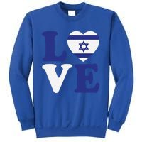 Israel Love Flag I Stand With Israel Heritage Israeli Flag Sweatshirt