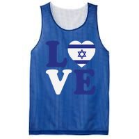 Israel Love Flag I Stand With Israel Heritage Israeli Flag Mesh Reversible Basketball Jersey Tank