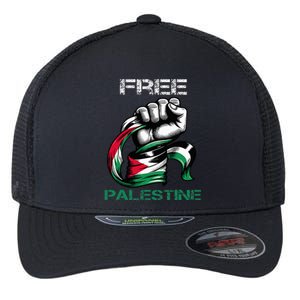 I Love Free Palestine Flag Save Gaza Strip Palestinian Flexfit Unipanel Trucker Cap