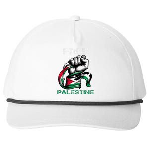 I Love Free Palestine Flag Save Gaza Strip Palestinian Snapback Five-Panel Rope Hat