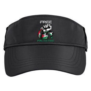 I Love Free Palestine Flag Save Gaza Strip Palestinian Adult Drive Performance Visor