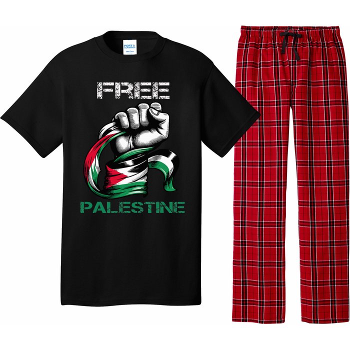 I Love Free Palestine Flag Save Gaza Strip Palestinian Pajama Set