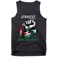 I Love Free Palestine Flag Save Gaza Strip Palestinian Tank Top