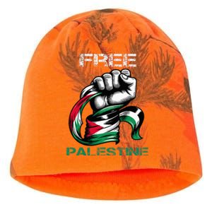 I Love Free Palestine Flag Save Gaza Strip Palestinian Kati - Camo Knit Beanie