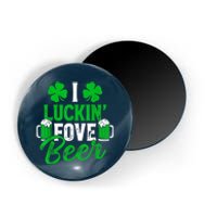 I Luckin Fove Beer St Patricks Day Likes To Drink Magnet