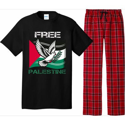 I Love Free Palestine Flag Save Gaza Strip Palestinian Pajama Set