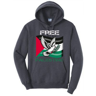 I Love Free Palestine Flag Save Gaza Strip Palestinian Tall Hoodie