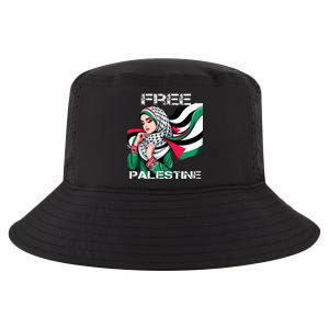 I Love Free Palestine Flag Save Gaza Strip Palestinian Cool Comfort Performance Bucket Hat