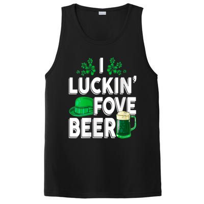 I Luckin Fove Beer St Patricks Day Likes To Drink PosiCharge Competitor Tank