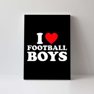 I Love Football Canvas