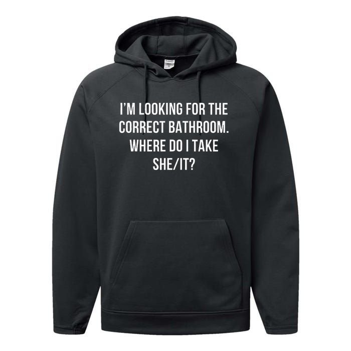 I’M Looking For The Correct Bathroom Where Do I Take A She I Performance Fleece Hoodie