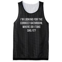 I’M Looking For The Correct Bathroom Where Do I Take A She I Mesh Reversible Basketball Jersey Tank