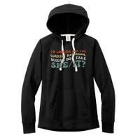 I’M Looking For The Correct Bathroom Where Do I Take A She/It? Funny Sarcastic Women's Fleece Hoodie