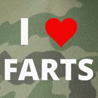 I Love Farts With A Red Heart Legacy Tie Dye Trucker Hat