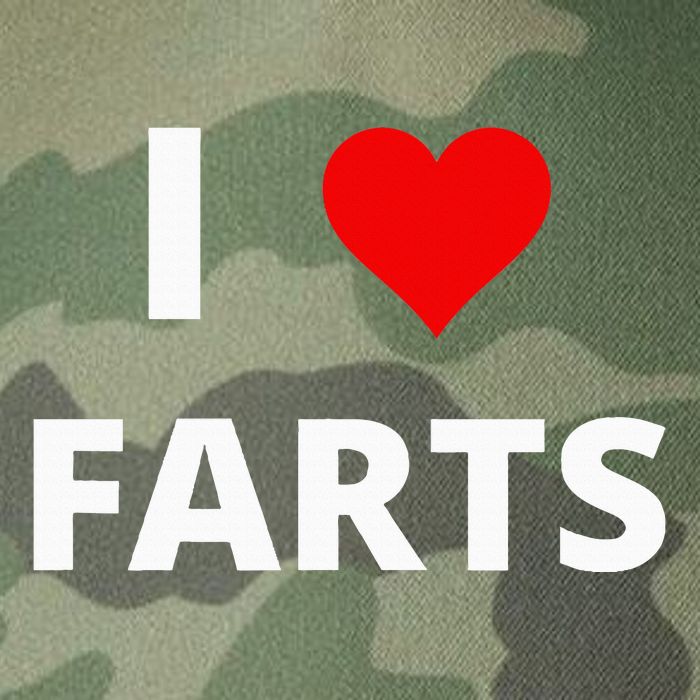 I Love Farts With A Red Heart Legacy Tie Dye Trucker Hat
