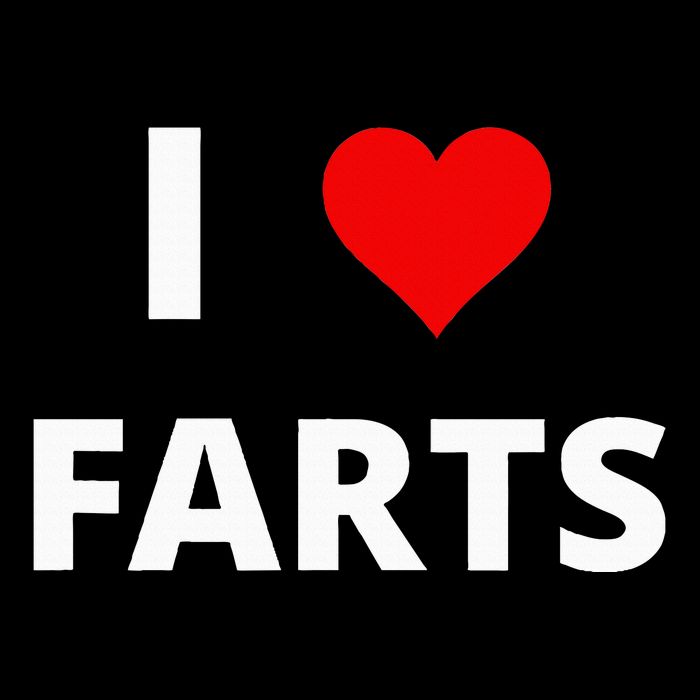 I Love Farts With A Red Heart Button