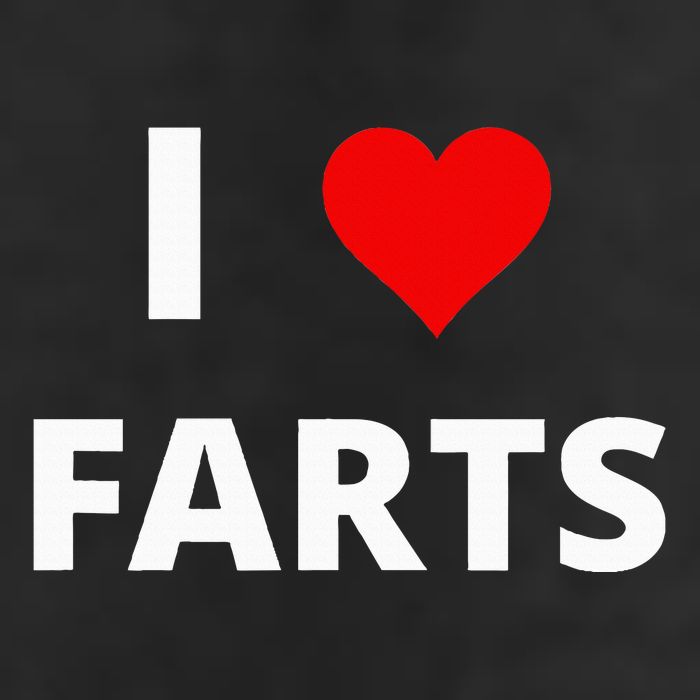 I Love Farts With A Red Heart 25L Jumbo Tote