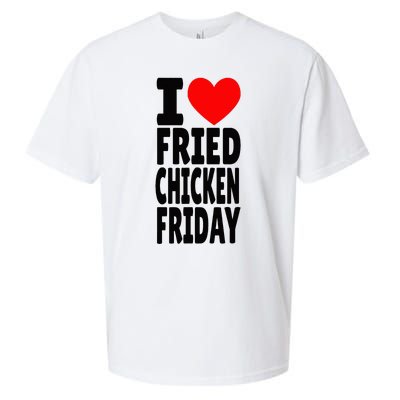 I Love Fried Chicken Friday funny farmer Sueded Cloud Jersey T-Shirt