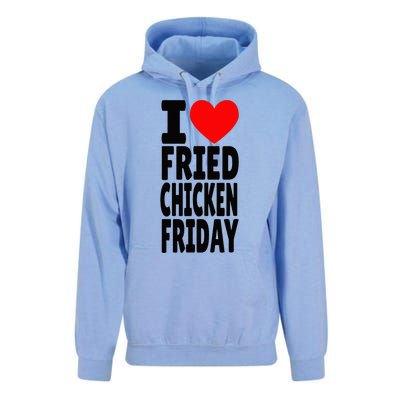 I Love Fried Chicken Friday funny farmer Unisex Surf Hoodie