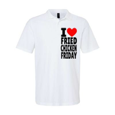 I Love Fried Chicken Friday funny farmer Softstyle Adult Sport Polo