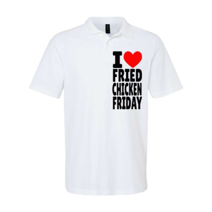 I Love Fried Chicken Friday funny farmer Softstyle Adult Sport Polo