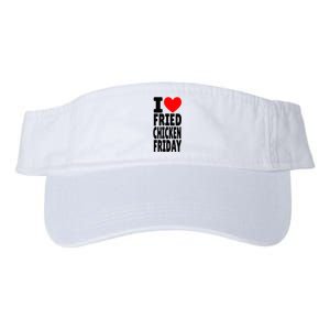 I Love Fried Chicken Friday funny farmer Valucap Bio-Washed Visor