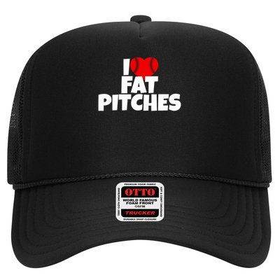 I Love Fat Pitches I Heart Fat Pitches Trucker Hat
