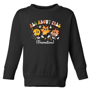 I Love Fall Prevention Toddler Sweatshirt